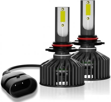 Set 2 becuri auto LED, HB3, 9006, putere set 100W - 12.000 lumeni