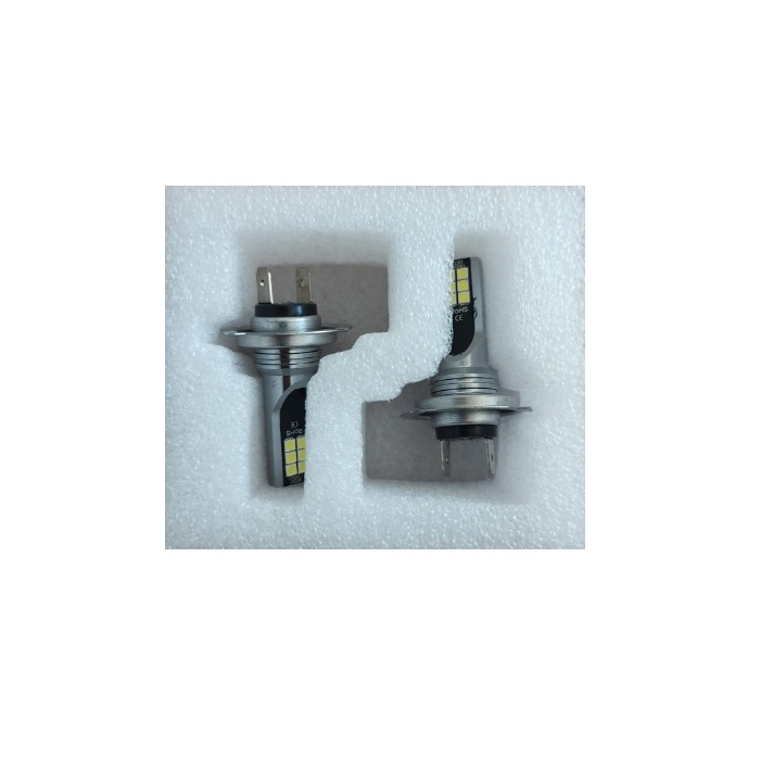 Set 2 becuri auto, model 3030-12SMD, soclu H7, putere set 60W, 6800 lumeni, culoare 6000K [2]