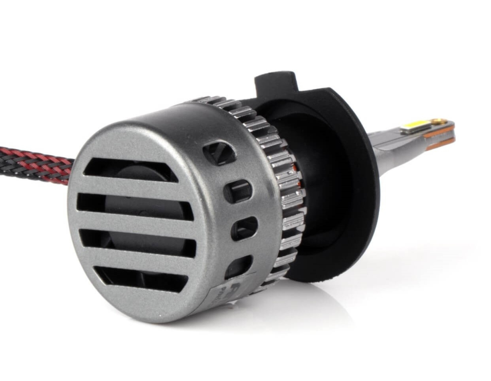 Set 2 becuri LED H7 alb 6000K, 5400 lm, 60W, 9-16V, CSP, CANBUS, IP67 [3]