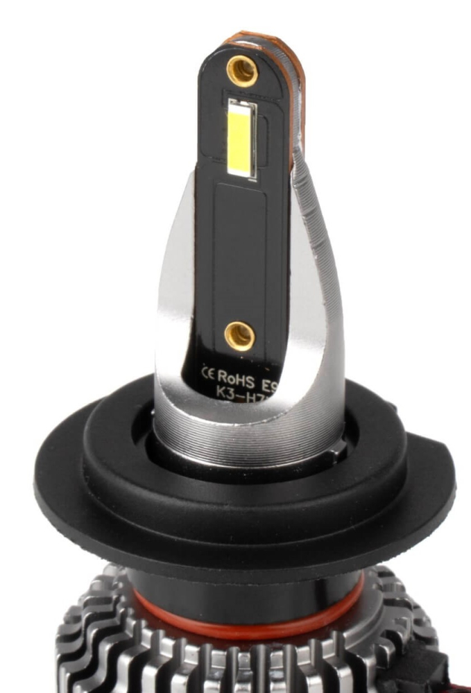 Set 2 becuri LED H7 alb 6000K, 5400 lm, 60W, 9-16V, CSP, CANBUS, IP67 [2]