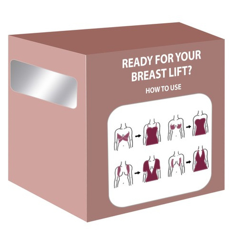 Set 2 Benzi pentru Ridicare si Sustinere Bust, 5 m x 5 cm fiecare, Extensie 180%, Impermeabile, cu 20 Protectii pentru Mameloane Incluse [7]