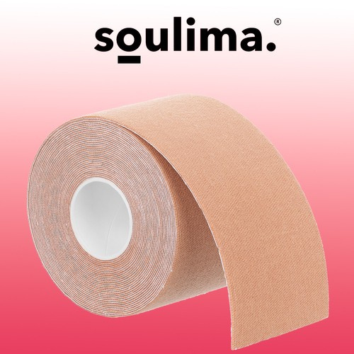 Set 2 Benzi pentru Ridicare si Sustinere Bust, 5 m x 5 cm fiecare, Extensie 180%, Impermeabile, cu 20 Protectii pentru Mameloane Incluse [3]