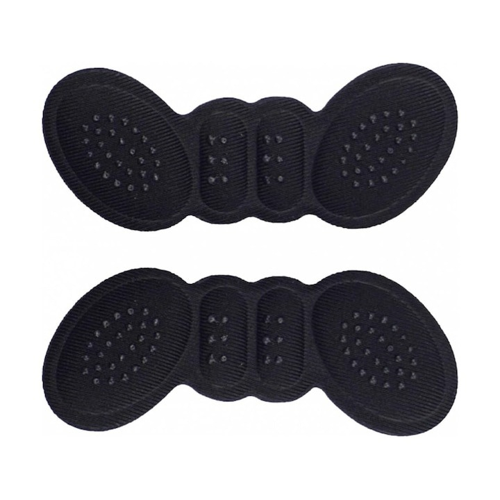 Set 2 branturi de calcaie pentru diverse tipuri de incaltaminte, Negru