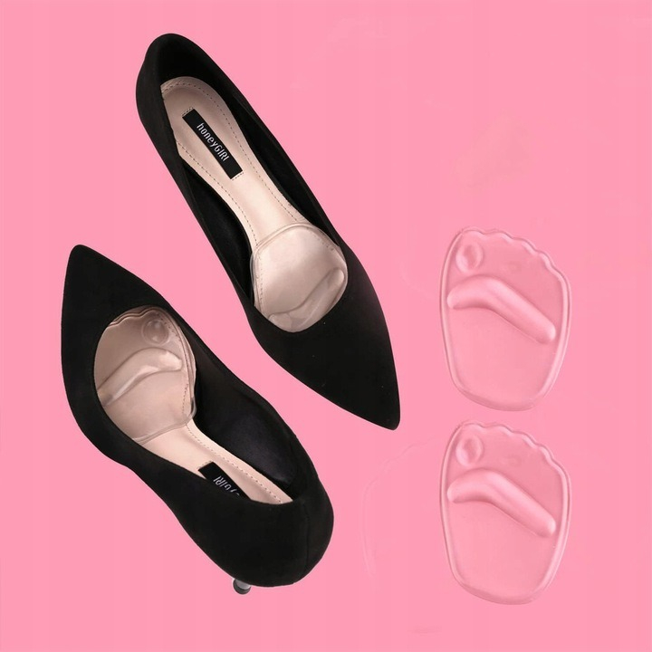 Set 2 branturi pentru pantofi, silicon, protectie impotriva bataturilor, adeziv, transparent [10]