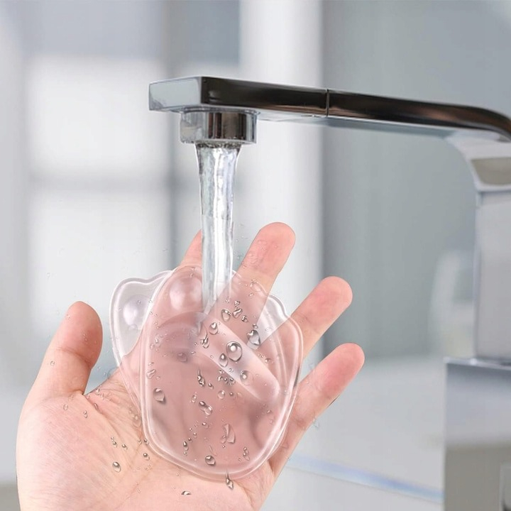 Set 2 branturi pentru pantofi, silicon, protectie impotriva bataturilor, adeziv, transparent [8]