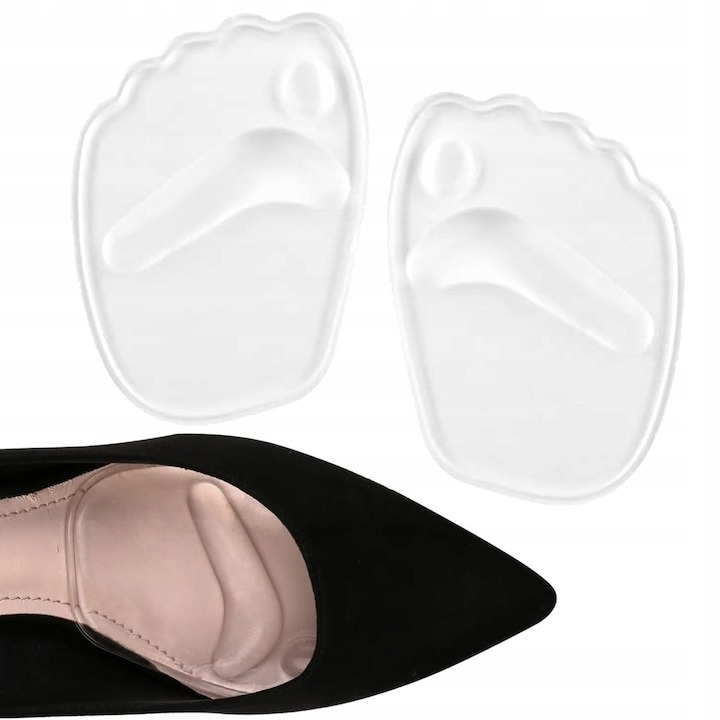 Set 2 branturi pentru pantofi, silicon, protectie impotriva bataturilor, adeziv, transparent [11]