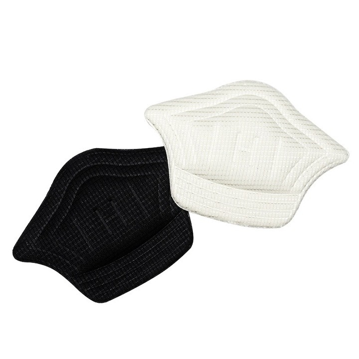 Set 2 bucati protectii calcai pentru pantofi, adidasi, 5mm grosime, marime universala, Alb/Negru [6]