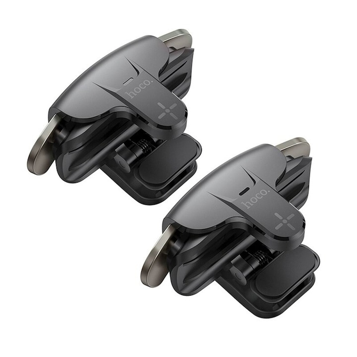 Set 2 butoane gaming tip trigger, model GM6, pentru telefon, 4 nivele de viteza, compatibilitate Android si iOS, negru [5]