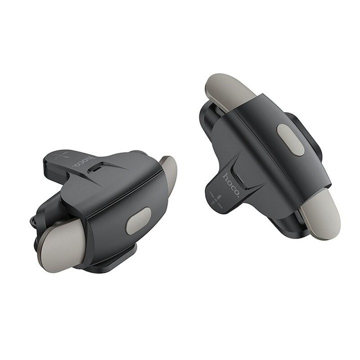 Set 2 butoane gaming tip trigger, model GM6, pentru telefon, 4 nivele de viteza, compatibilitate Android si iOS, negru [3]