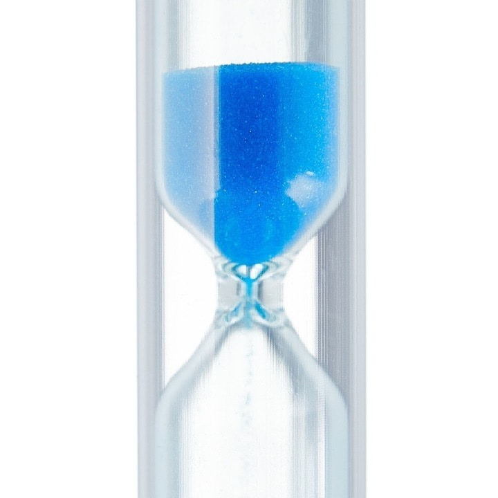 Set 2 clepsidre pentru perierea dintilor, 3 minute, 10 x 2.5 cm, albastru [8]