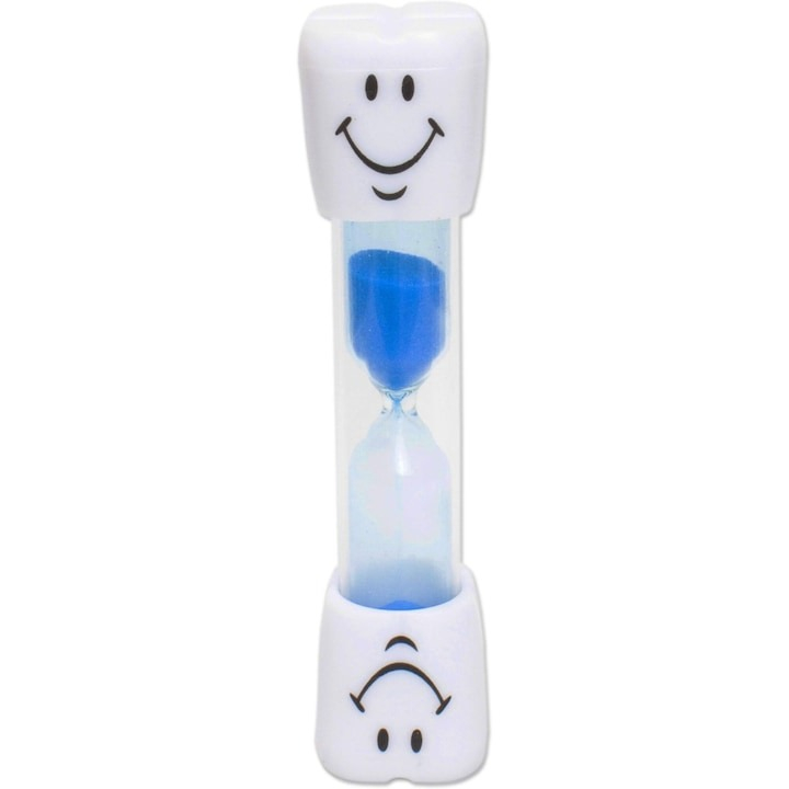 Set 2 clepsidre pentru perierea dintilor, 3 minute, 10 x 2.5 cm, albastru [3]