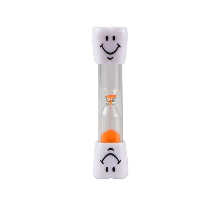 Set 2 clepsidre pentru perierea dintilor, 3 minute, 10 x 2.5 cm, portocaliu [6]