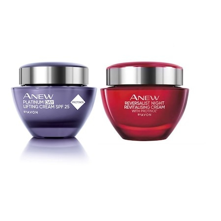 Set 2 creme Anew cu protinol 35 si 55 ani+, de noapte si de zi