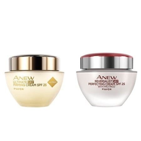 Set 2 creme Anew Ultimate de zi 50 ml si Anew Reversalist de zi 50 ml cu protinol pentru ten, 35 ani +