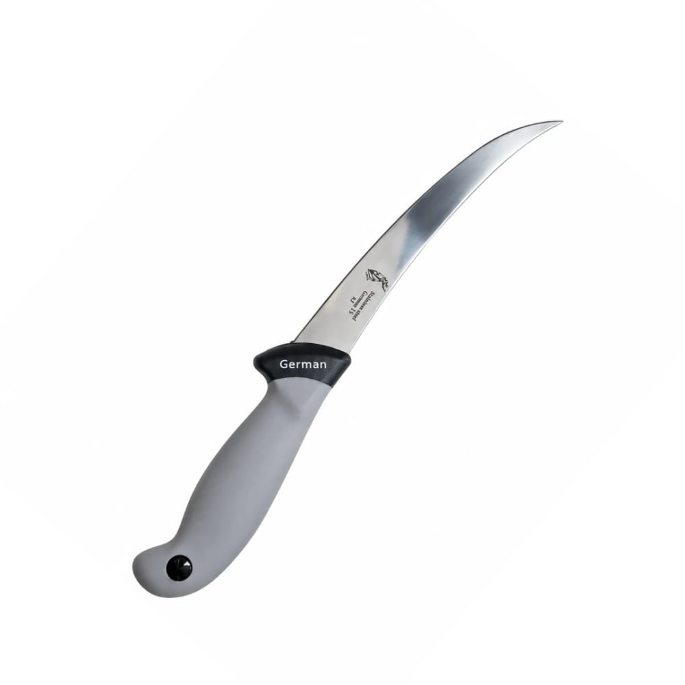 Set 2 cutite pentru carne 29 cm, lama curbata 15 cm, 90 g/buc, otel inoxidabil, maner ergonomic, culori aleatorii [4]