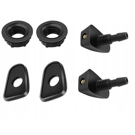 Set 2 Duze universale de spalare a parbrizului, 0,9 x 1,6 x 2,6cm, Negru [4]