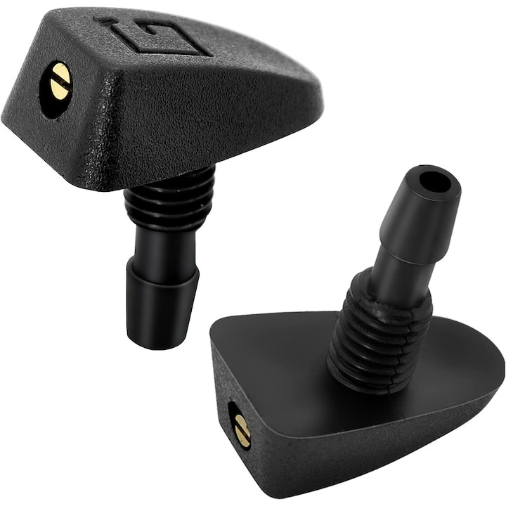 Set 2 duze universale de spalare pentru parbriz, model reglabil tip ceata, plastic rezistent, 3.5x2.7 cm, culoare neagra [4]