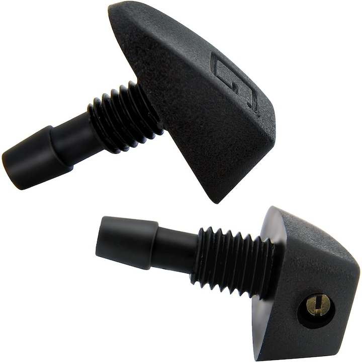 Set 2 duze universale de spalare pentru parbriz, model reglabil tip ceata, plastic rezistent, 3.5x2.7 cm, culoare neagra [7]