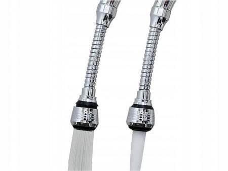 Set 2 extensii robinet flexibila 360 grade cu 2 moduri de pulverizare 13 cm lungime [7]