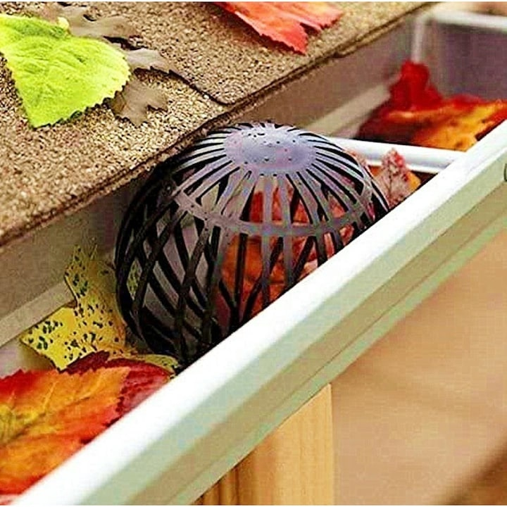 Set 2 filtre pentru jgheab, pentru protejarea scurgerii si mentinerea fluxului apei, plastic rezistent, 132x145 mm, negru – solutie practica pentru prevenirea infundarii jgheaburilor [8]