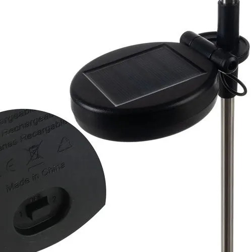 Set 2 lampi solare LED de gradina, alb rece, 150 LED/lampa, IP65 [4]