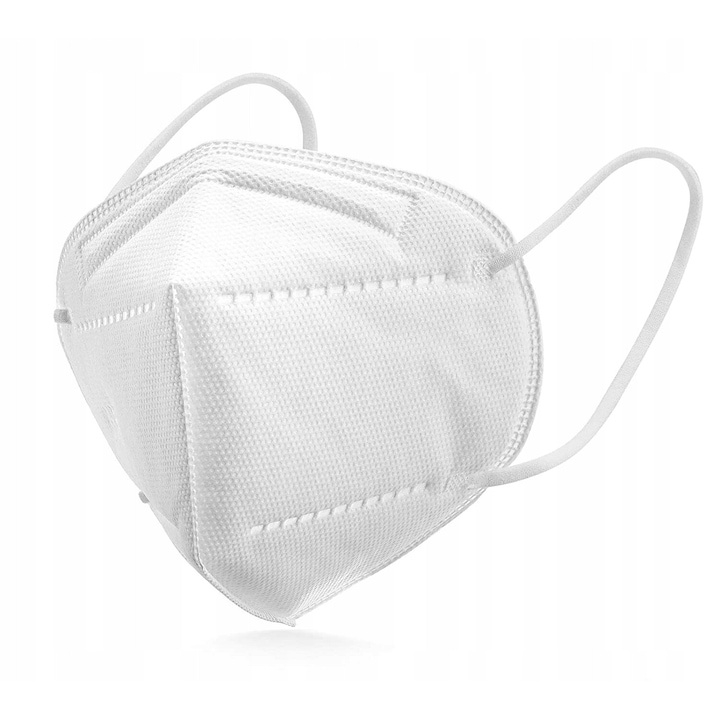 Set 2 masti de protectie KN95 si 2 viziere reutilizabile cu rama tip ochelari, pentru adulti, protectie completa [11]