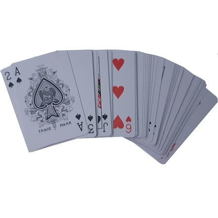 Set 2 pachete carti de joc clasice, din plastic - Rosu, negru, albastru [4]