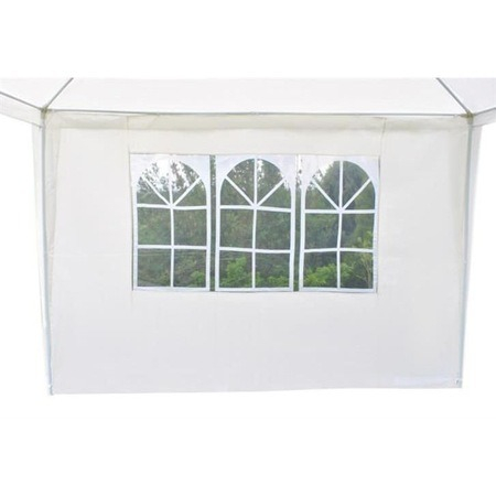   Set 2 pereti universali din polietilena, de pavilion cu fereastra, 295x195 cm - Alb [3]