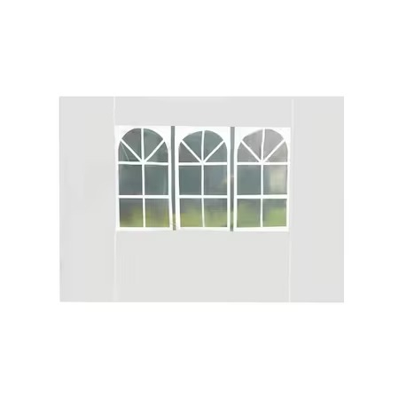   Set 2 pereti universali din polietilena, de pavilion cu fereastra, 295x195 cm - Alb [2]