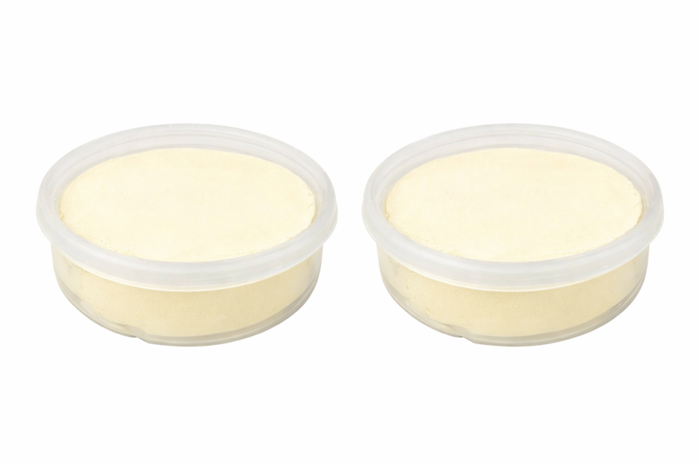 Set 2 plastiline modelaj creativ, efect Glow in the Dark, uscare la aer, 2 x 18 g, alb fosforescent [2]