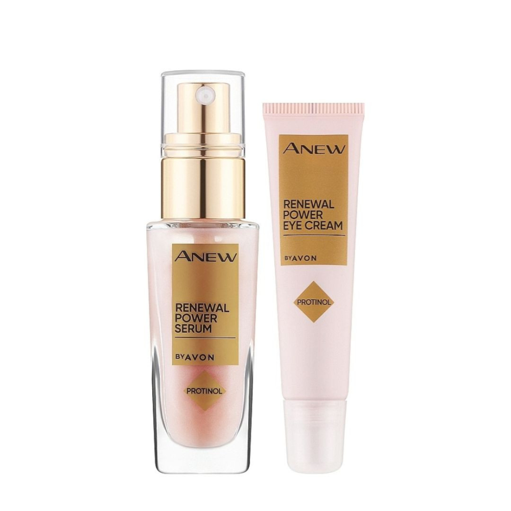Set 2 produse pentru ingrijirea tenului Avon Anew Power Couple Serum & Eye Set – ser si crema pentru ochi, anti-imbatranire, tehnologie Protinol, pentru toate tipurile de ten – zi si noapte [13]