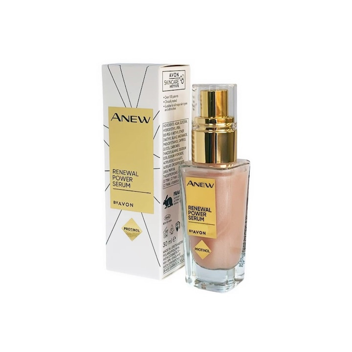Set 2 produse pentru ingrijirea tenului Avon Anew Power Couple Serum & Eye Set – ser si crema pentru ochi, anti-imbatranire, tehnologie Protinol, pentru toate tipurile de ten – zi si noapte [3]