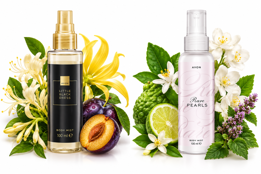 Set 2 Spray-uri de Corp Little Black Dress si Rare Pearls, Avon [7]
