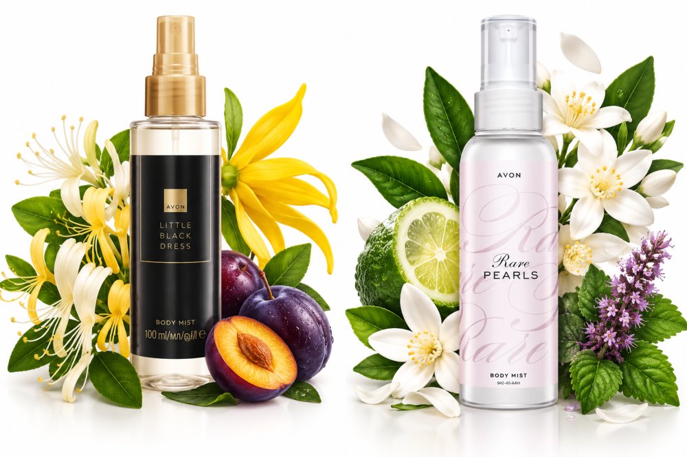 Set 2 Spray-uri de Corp Little Black Dress si Rare Pearls, Avon [8]