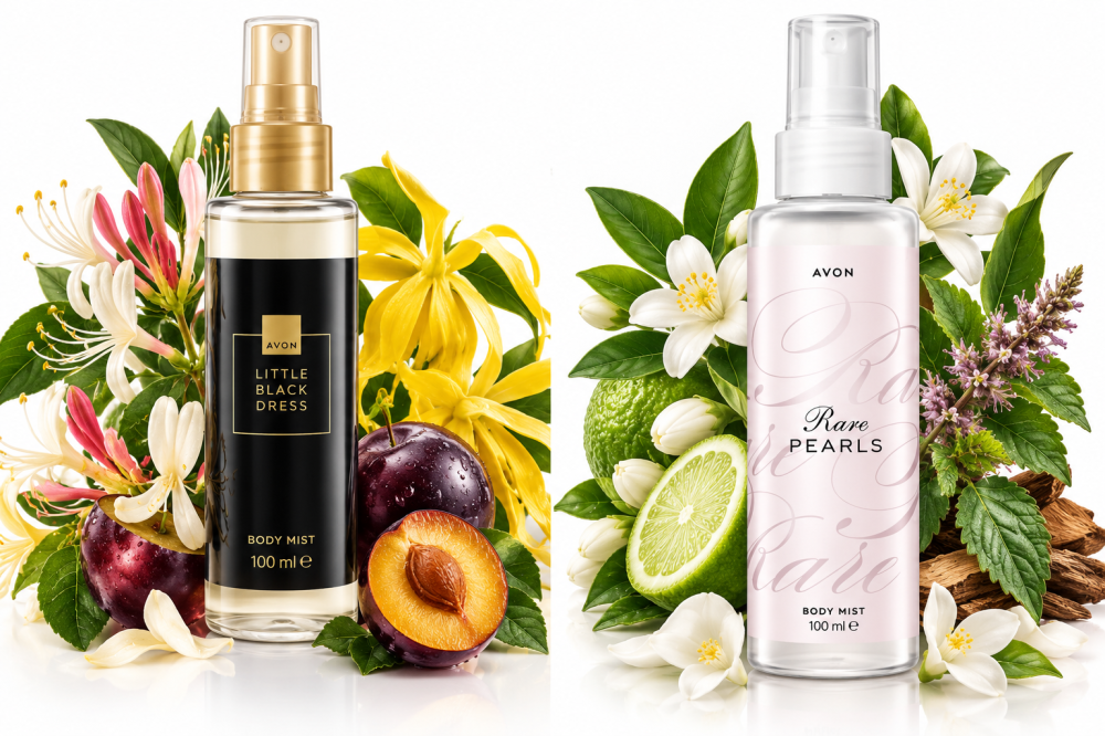 Set 2 Spray-uri de Corp Little Black Dress si Rare Pearls, Avon [6]