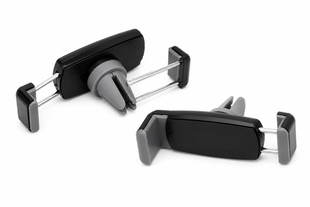 Set 2 suporturi auto negre pentru telefon 4,7-7,5 cm, extensibile [3]