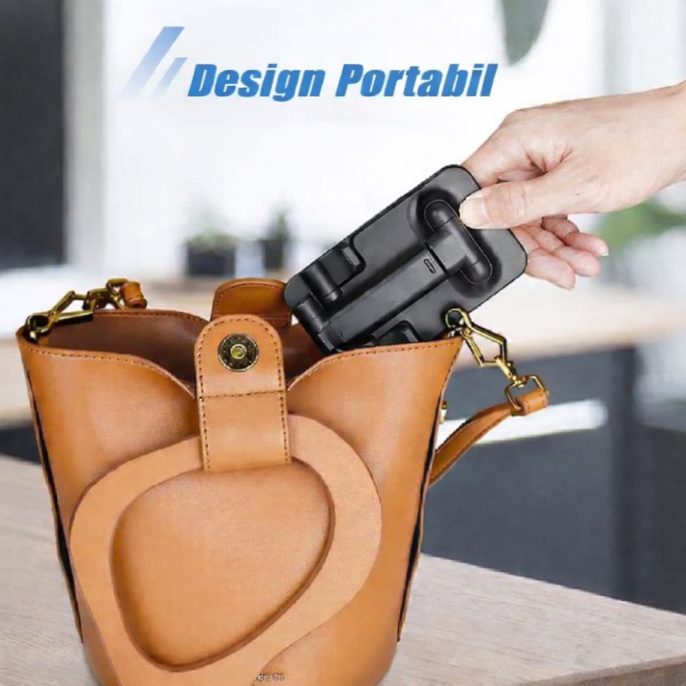 Suport pentru telefon ajustabil universal alb, negru [2]