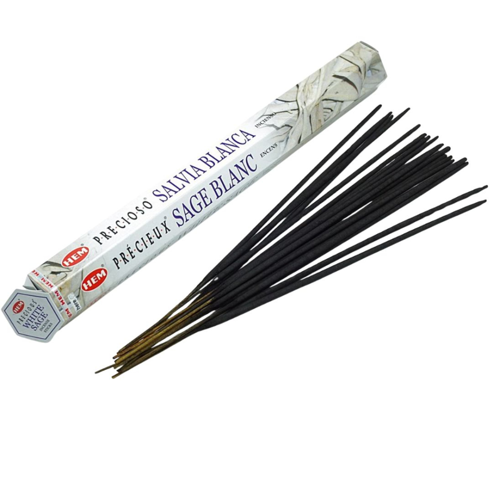 Set 20 betisoare parfumate salvie alba, aroma naturala purificatoare, aromaterapie, fumigatie, parfumare incapere, purificare aer [4]