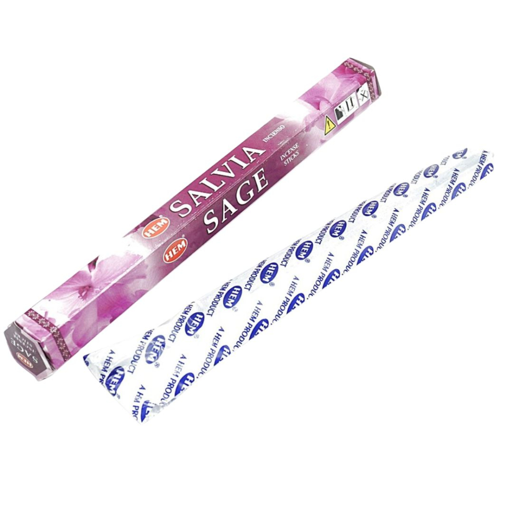 Set 20 betisoare parfumate salvie, aroma naturala calmanta, aromaterapie, fumigatie, parfumare incapere, purificare aer [9]