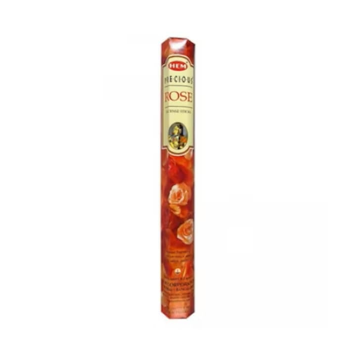 Set 20 betisoare parfumate trandafir, aroma florala romantica, aromaterapie, fumigatie, parfumare incapere, schimbarea mirosului in incaperi [5]