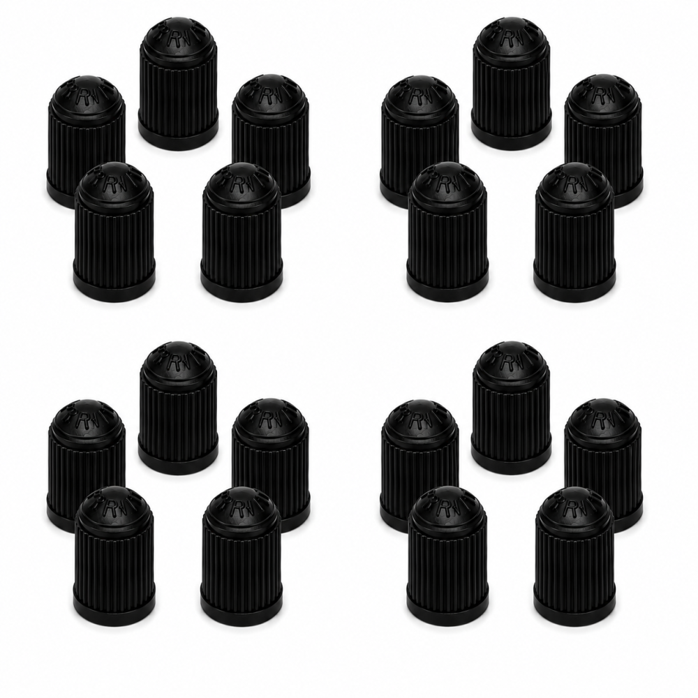 Set 20 capace negre pentru valve Schrader [2]