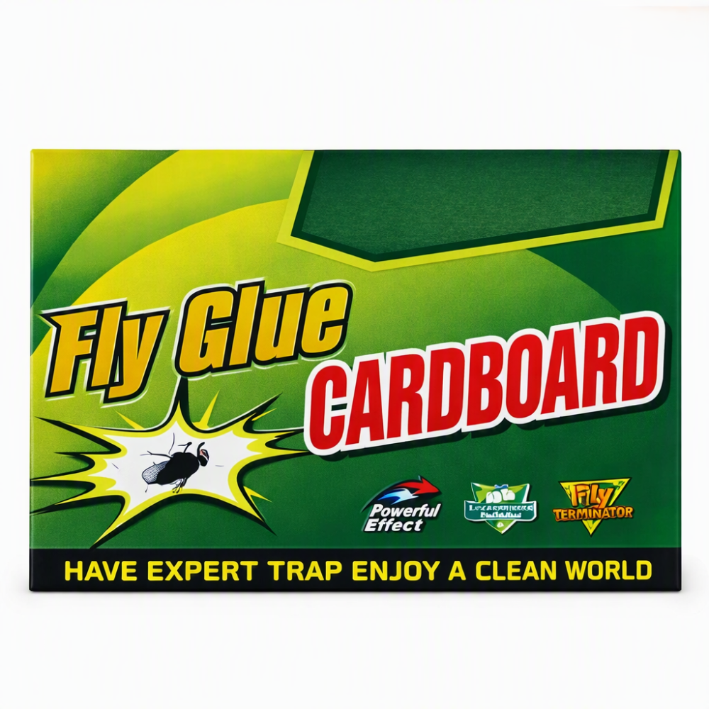 Set 20 capcane lipicioase, culoare verde, 18.2 x 12.5 cm, autoadezive, tip carte, fara miros, non-toxice, din carton, pentru capturarea insectelor si soarecilor [2]