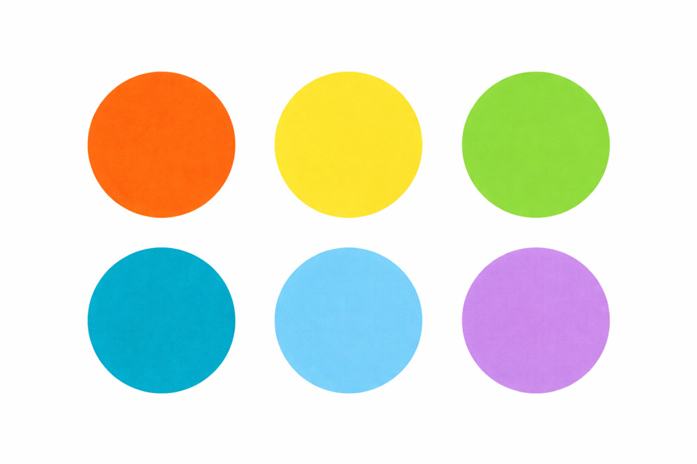 Set 20 elastice par textile 4.5 cm, culori portocaliu, galben, verde, turcoaz, albastru deschis, mov, cu cutie depozitare organizator [5]