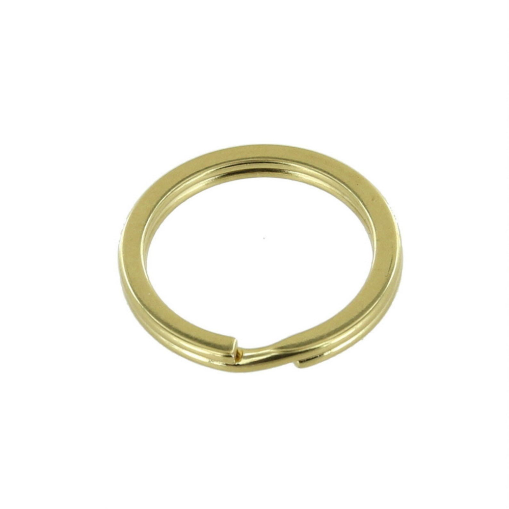 Set 20 inele pentru chei, auriu 3.4 cm, grosime 2.5 mm, inele metalice tip breloc pentru organizare chei, accesorii, etichete si proiecte creative [7]