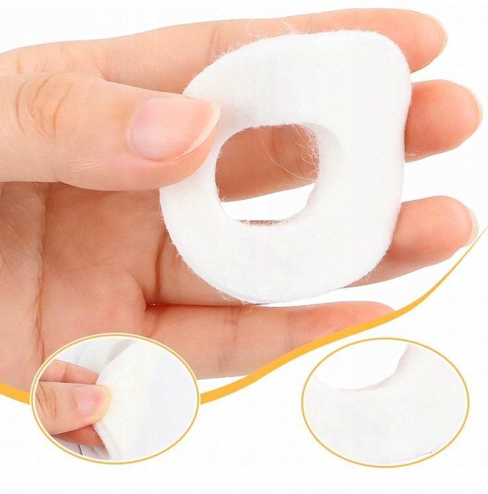 Set 24 plasturi protectie pentru bataturi si basici, albi, 4 foi x 6 bucati, forma ovala cu centru decupat, pentru picioare, calcai si zone de frecare [6]