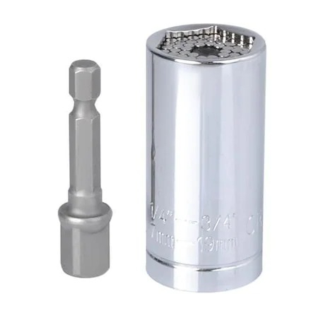 Set 2x Cheie tubulara universala chrome vanadium 7-19mm cu extensie la surubelnita,burghiu [3]