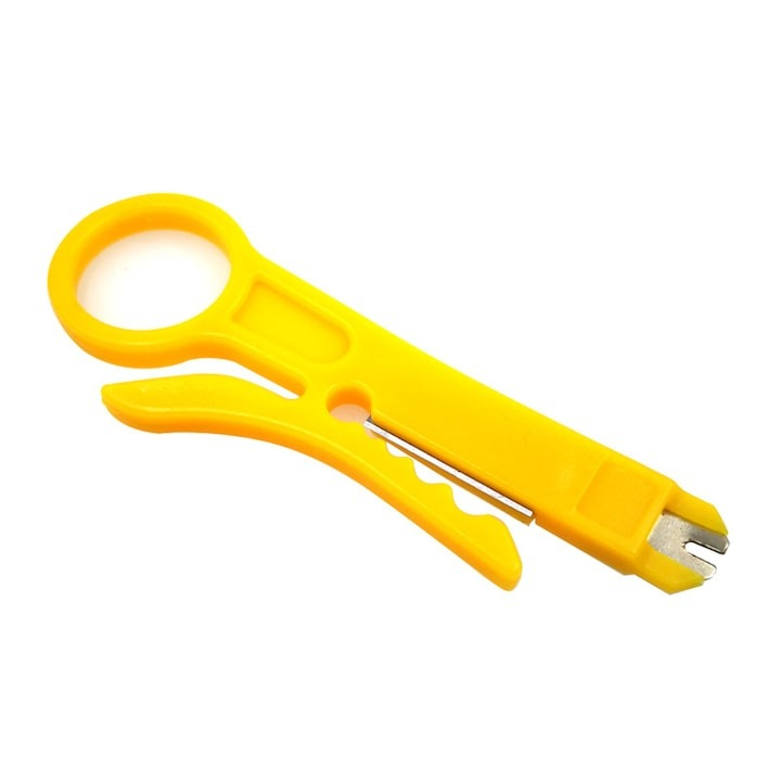 Set 2x Cutit cleste universal pentru taierea si dezizolarea cablurilor retea LAN RJ 11,RJ 45 [2]