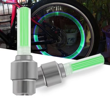 Set 2 lumini decorative valva LED pentru biciclete,auto - Verde [2]