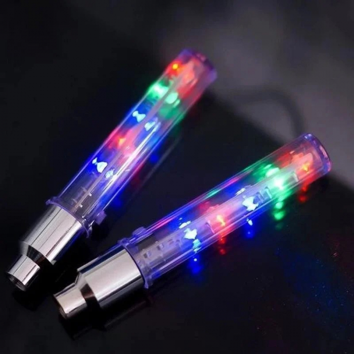 Set 2 lumini decorative valva cu 5 LED-uri pentru biciclete,auto - Multicolor [6]