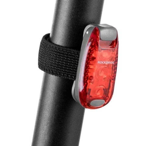 Set 2x Stop spate pentru bicicleta, 3 moduri de iluminare, impermeabil, 5.5 x 3 x 1.5 cm, gri [3]